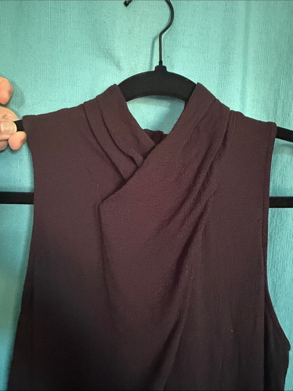Maeve by Anthropologie sleeveless top. Corporate goth, dark academia, indie